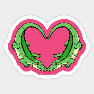 Gator Love Sticker